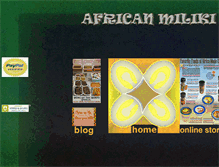 Tablet Screenshot of africanmiliki.com